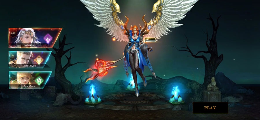 Angels Realm è un MMORPG mobile di genere fantasy.