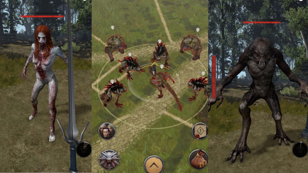 The witcher: Monster slayer is an augmented reality mobile role-playing game.
