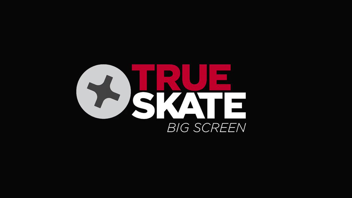 A skater simulator in the mobile game True skate