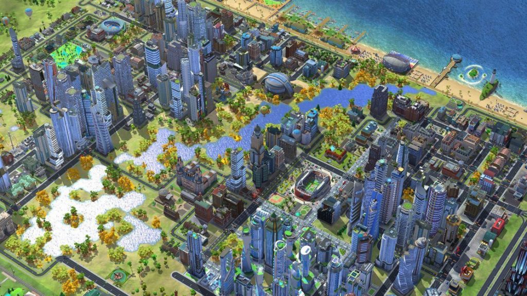 Simcity buildit simulador de construcción de ciudades