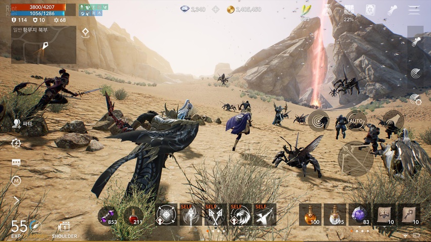 Gameplay di Lineage 2M