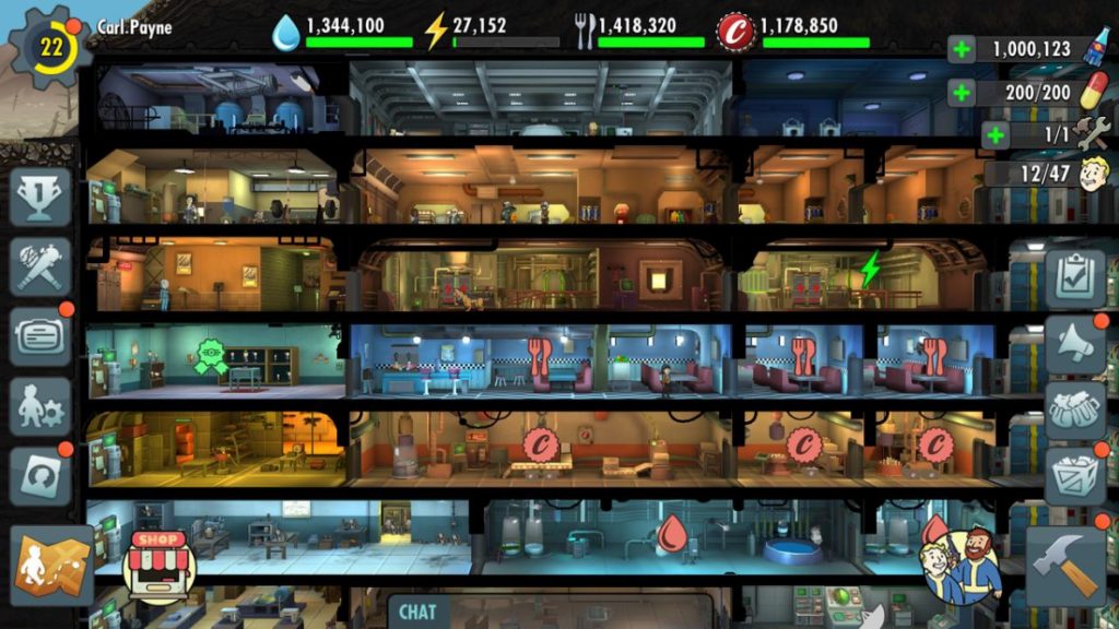 Fallout Shelter-Gameplay